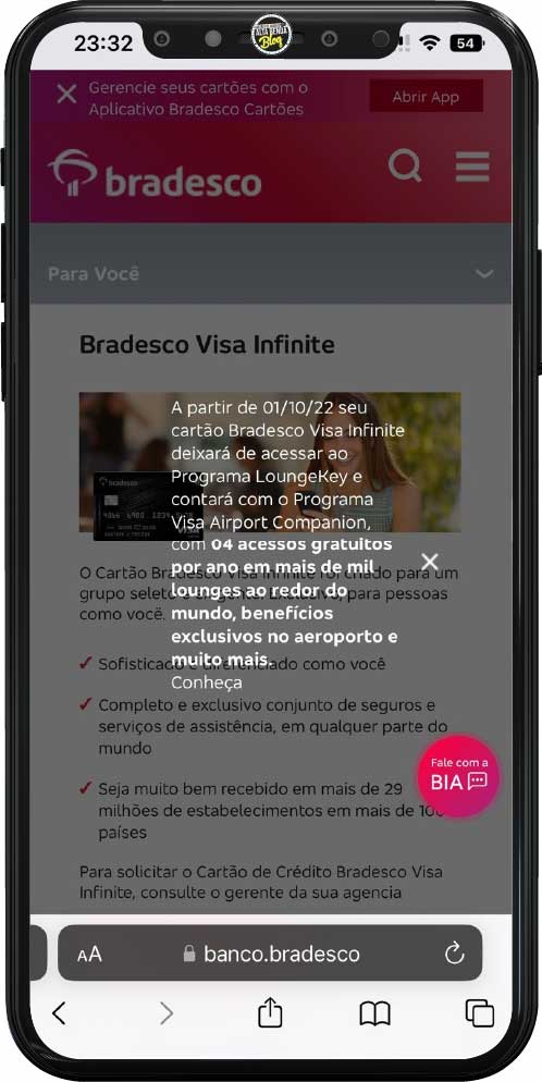 Cartão Bradesco Aeternum ofercerá acesso gratuito e ilimitado à Salas VIP  do Visa Airport Companion - Pontos pra Voar