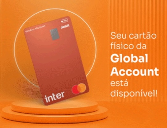 Inter zera exigência para emissão gratuita de cartão físico da conta global