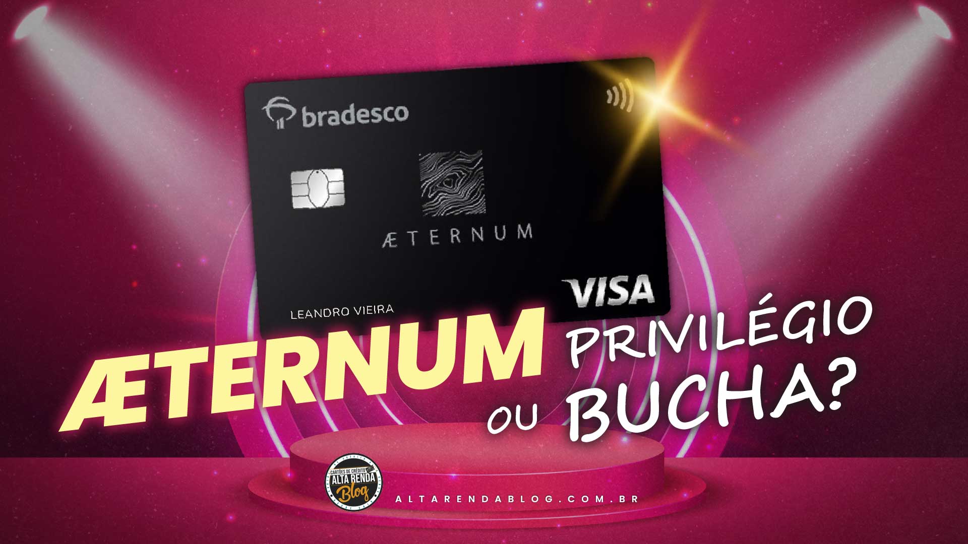 Conheça o kit de boas vindas do Visa Aeternum do Bradesco - Passageiro de  Primeira