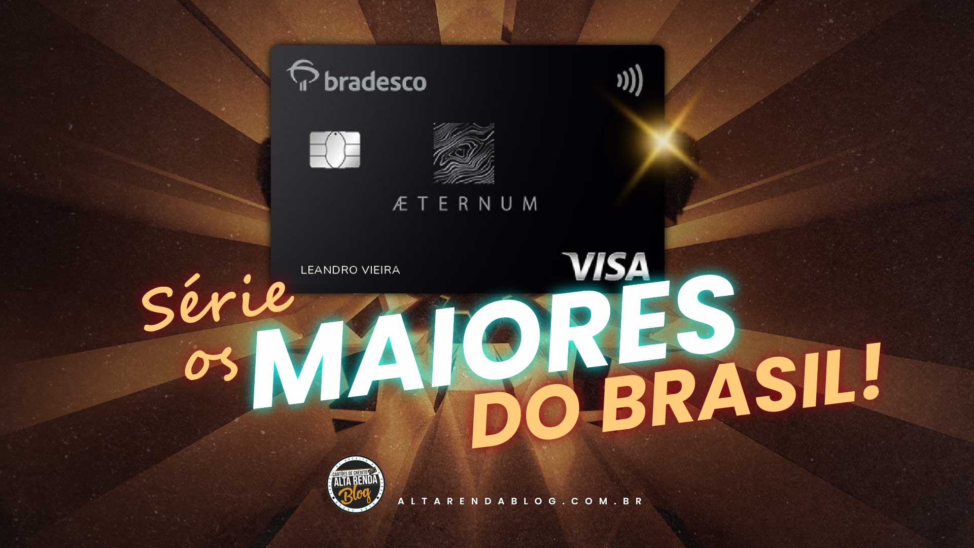 💳VISA INFINITE BRADESCO AETERNUM FEITO DE METAL,AGORA COM MAIS BENEFÍCIOS  PARA O PRIME TOP E PRIVETE 