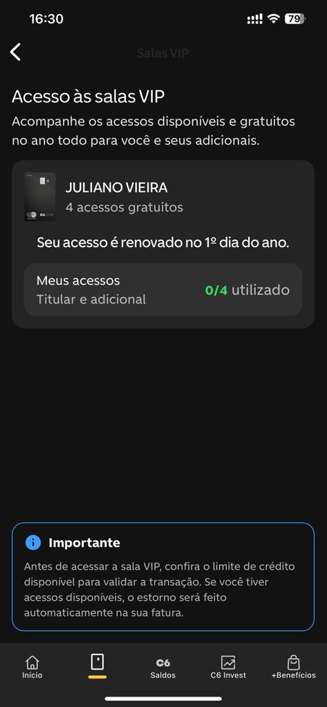 C6 Store: prazo de estorno após cancelamento de compra