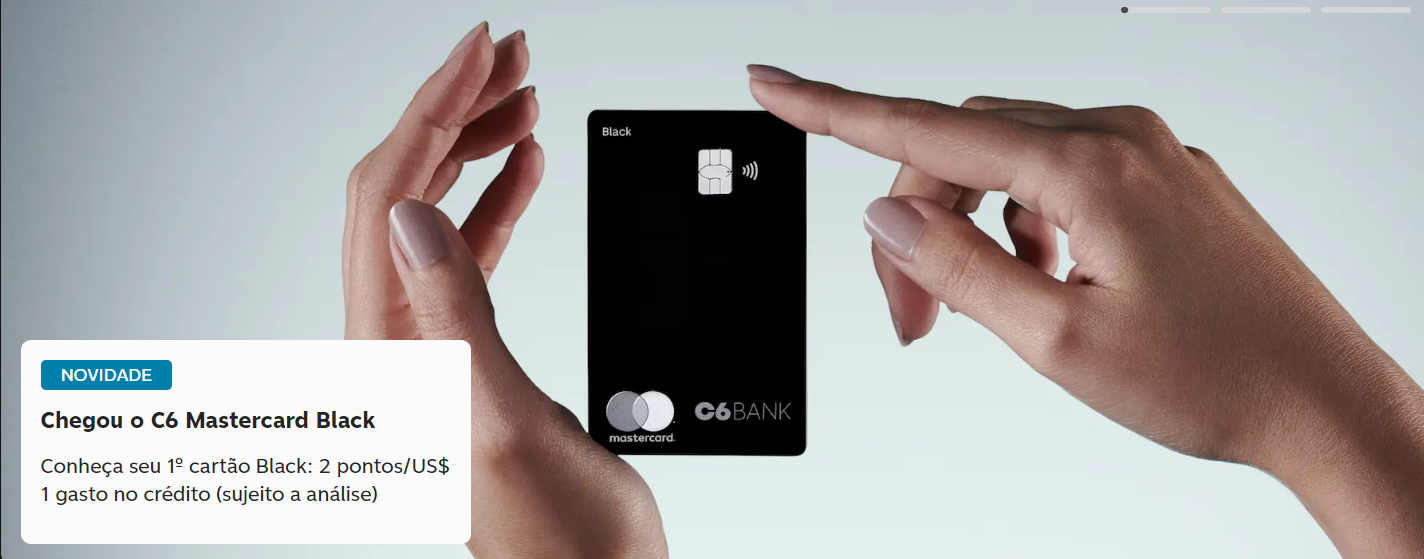 Mastercard Black Os três maiores cartões Mastercard Black do C6Bank. - ALTA RENDA BLOG