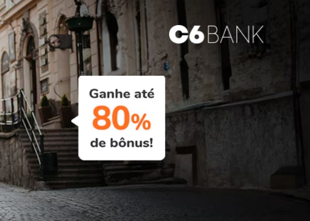 Transfira os Pontos do C6Bank para Smiles com até 80% de bônus.
