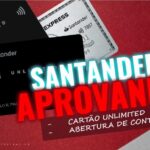 Continua este mês de Maio! Cartões Santander  sendo aprovado mais fáceis pela campanha digital: Unique, Elite,Amex, Advantage, Unlimited