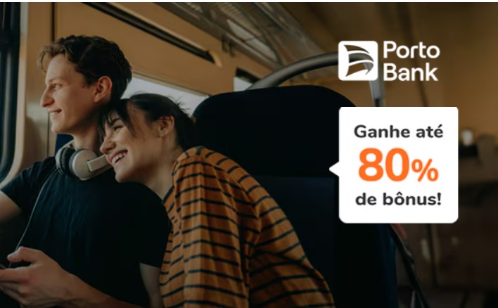 Cliente Porto Bank! Transfira os pontos para Smiles com até 80% de bônus