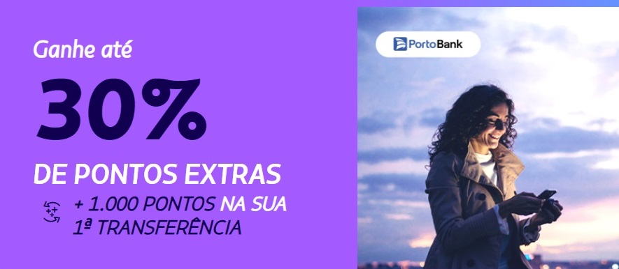 Transfira os Pontos dos Cartões PortoBank para Latam Pass com até 30% de bônus