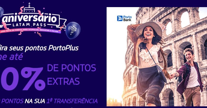 Transfira os pontos dos cartões PortoBank para…