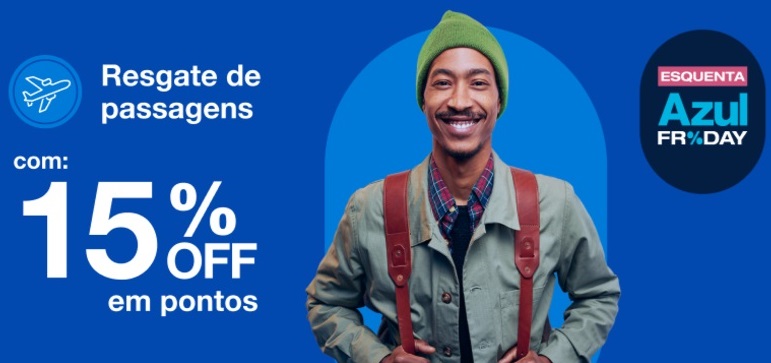 Clientes CAIXA têm desconto especial com 15% OFF nesta Azul Friday