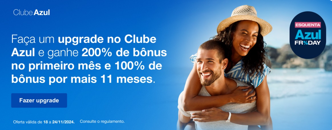 Campanha Promocional – Assine o Clube Azul Anual e Ganhe 200% de Bônus