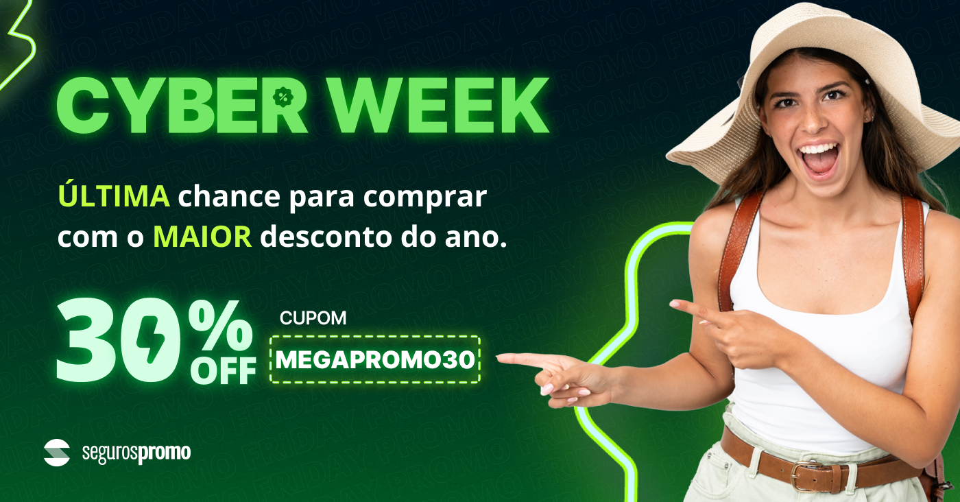 Cyber Week! Última chance para comprar seu seguro de viagem com até 35% de desconto usando…