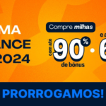 Smiles! Mais tempo pra garantir até 90% de bônus! Milheiro por R$ 14,73