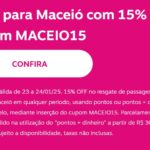 Livelo oferece desconto de 15% em passagens aéreas para o Nordeste brasileiro