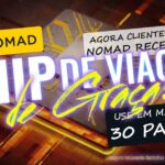 Voltou mais forte do que nunca! Chip Nomad de graça e até $20 de cashback.