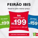Vai Nessa e aproveite diárias a partir de R$ 159 no Feirão ibis 💚❤️💙