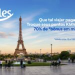 Transfira os pontos KMV para Smiles com até 70% de bônus.