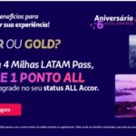 Transfira os pontos Latam Pass para All Accor e ganhe Status Silver ou Gold na Accor