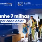 Ganhe 7 milhas por cada dólar com a ConnectMiles e Booking.com