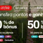 Último dia! Transfira os pontos Esfera para Smiles com até 70% de bônus