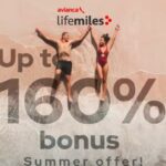 Compre milhas Avianca LifeMiles com até 160% de bônus