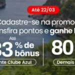 Corra milheiro da Azul por R$ 11,04 junto a Esfera no Carrinho