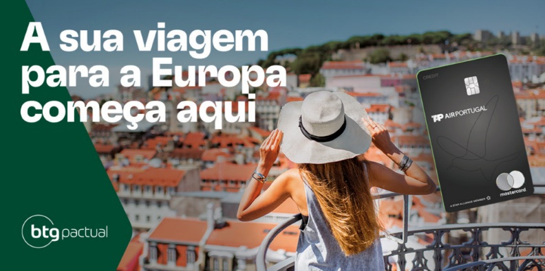 Continua! Cartão de crédito TAP BTG Pactual Black e receba um Welcome&hellip;