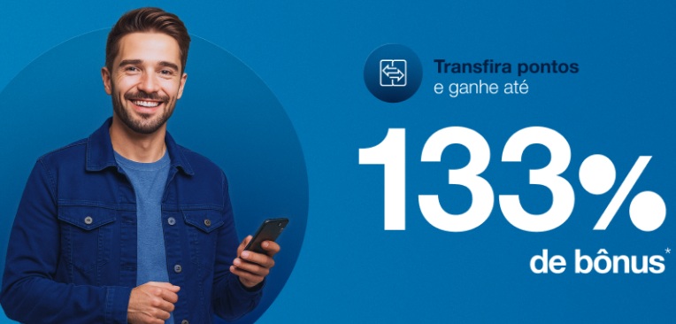 Transfira os pontos Livelo para Azul com até 133% de&hellip;