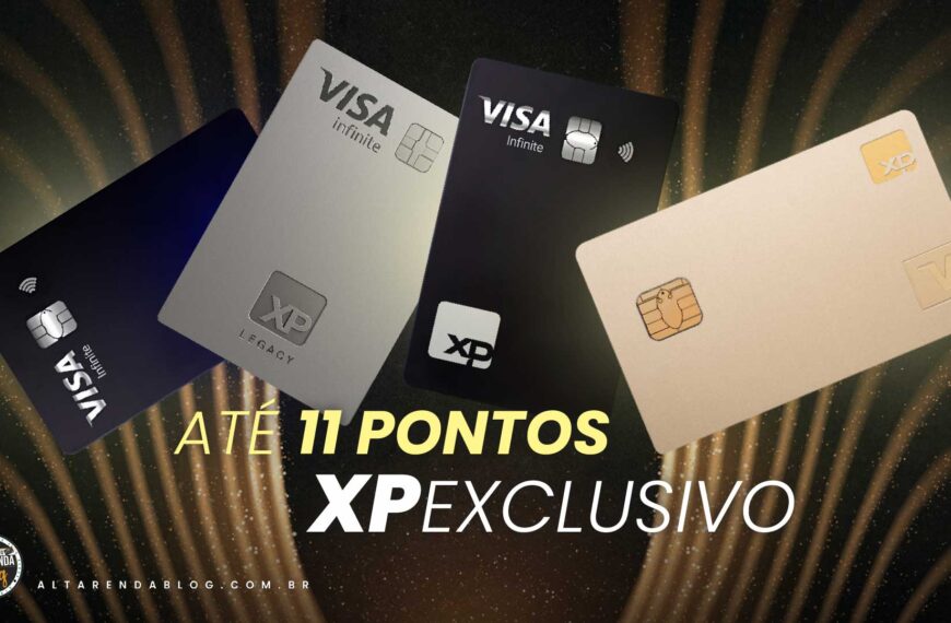XP oferece cartões que pontuam até 11 pontos por dólar; descubra qual você pode ter