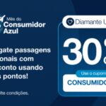 Até 30% desconto na compra de passagens com pontos Azul