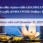 Aprimore seu status de elite com o GHA DISCOVERY.Status válido até 31 de dezembro de 2027
