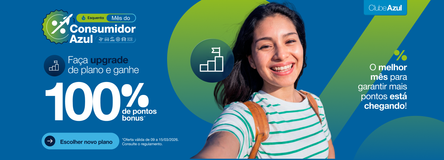 Faça o Upgrade do Plano Azul e ganhe 100% de&hellip;