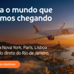 Gol esta chegando em Nova York, Paris, lisboa, Orlando.