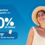 Compre milhas Azul por R$ 14,31 junto com o cartão Itaú Azul