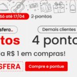 Ganhe 10 pontos a cada R$ 1 no Shopping Esfera só até 17/04