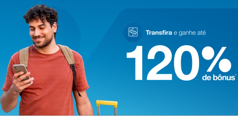 Transfira os pontos Itaú para Azul com até 120% de&hellip;