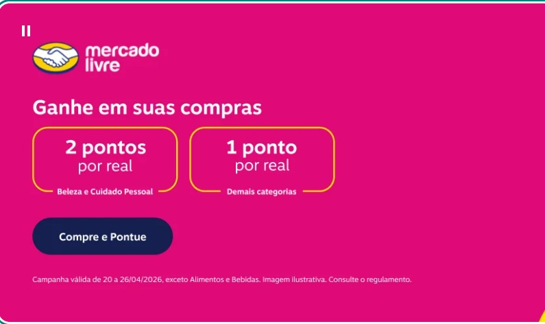 A promoção atual entre a Livelo e o Mercado Livre&hellip;