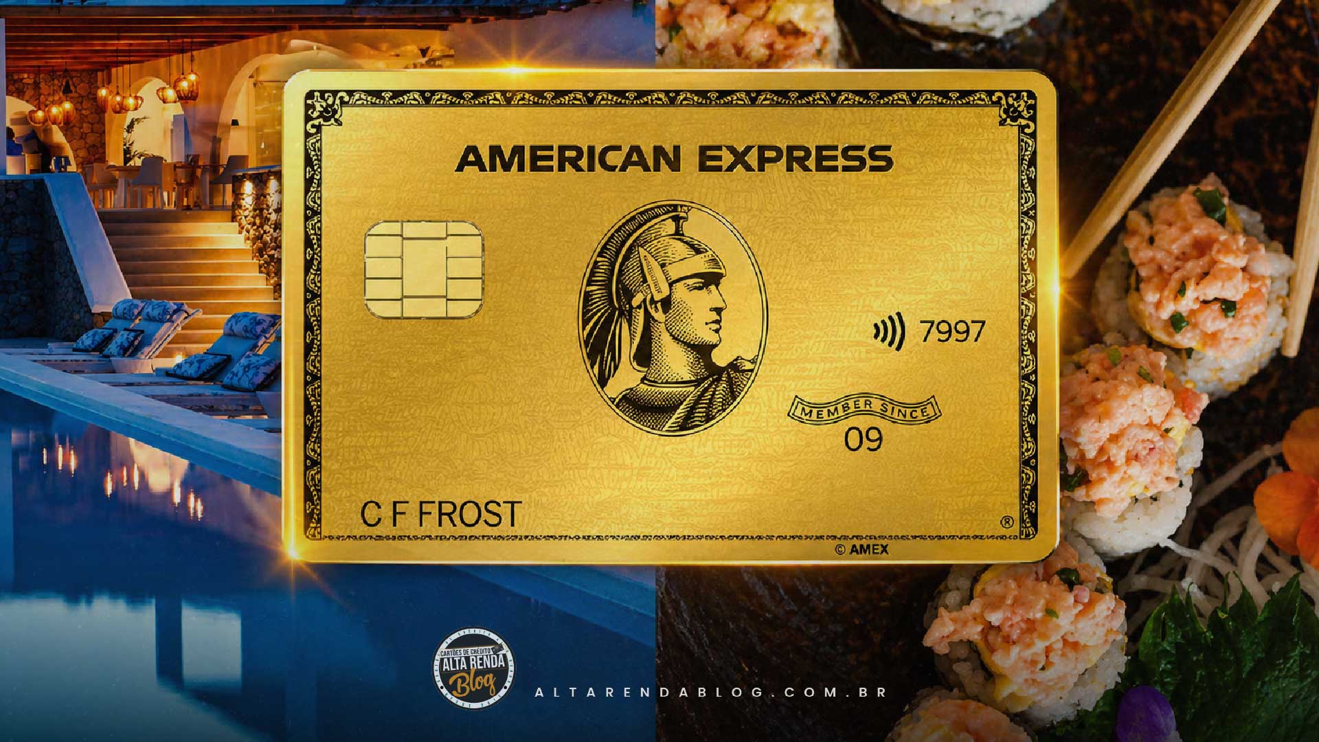 American Express Gold celebra 60 anos com novos benefícios: até 5X pontos, crédito em restaurantes e vantagens em viagens