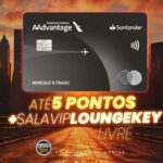 Santander AAdvantage Black: até 5 milhas por dólar, salas VIP e benefícios exclusivos que impressionam