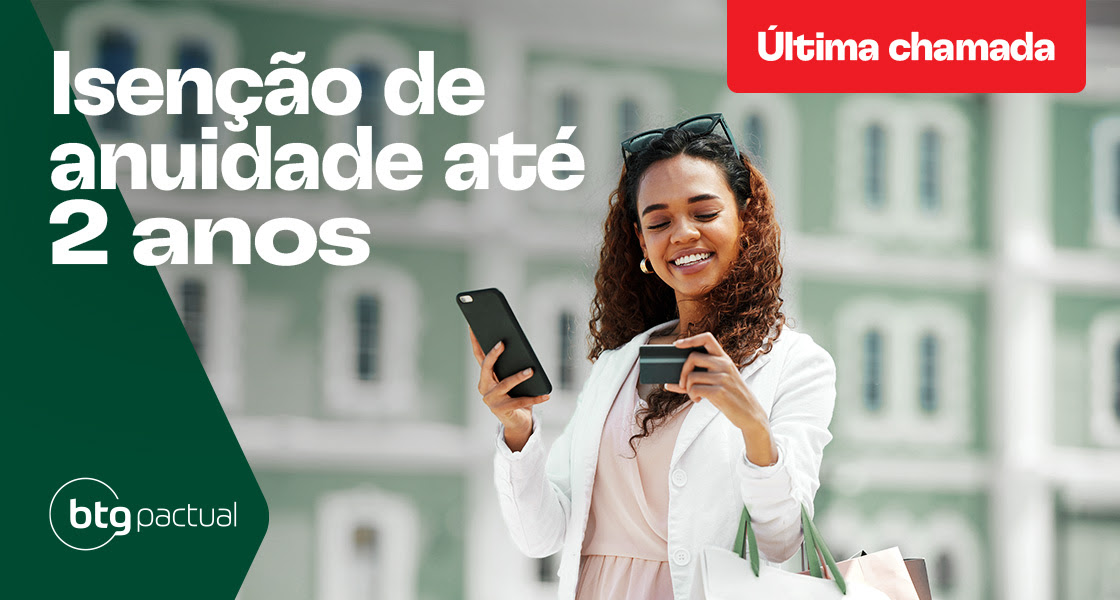 Último dia30/04! isenção de anuidade por 2 anos e Welcome Bonus de até 45.000 mil milhas
