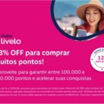 Último dia! Compre pontos Livelo com 58% de desconto. Milheiro saindo por R$ 29,40