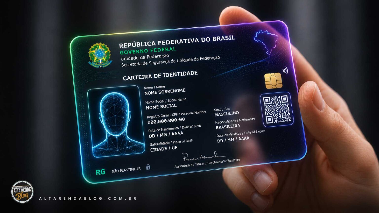 Brasil lança o RG mais tecnológico da história com biometria, QR Code e ...