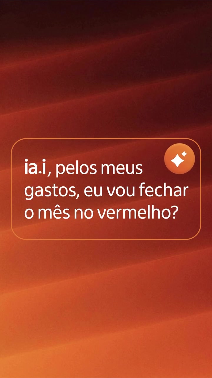 Cliente pergunta à ia.i se vai fechar o mês no vermelho