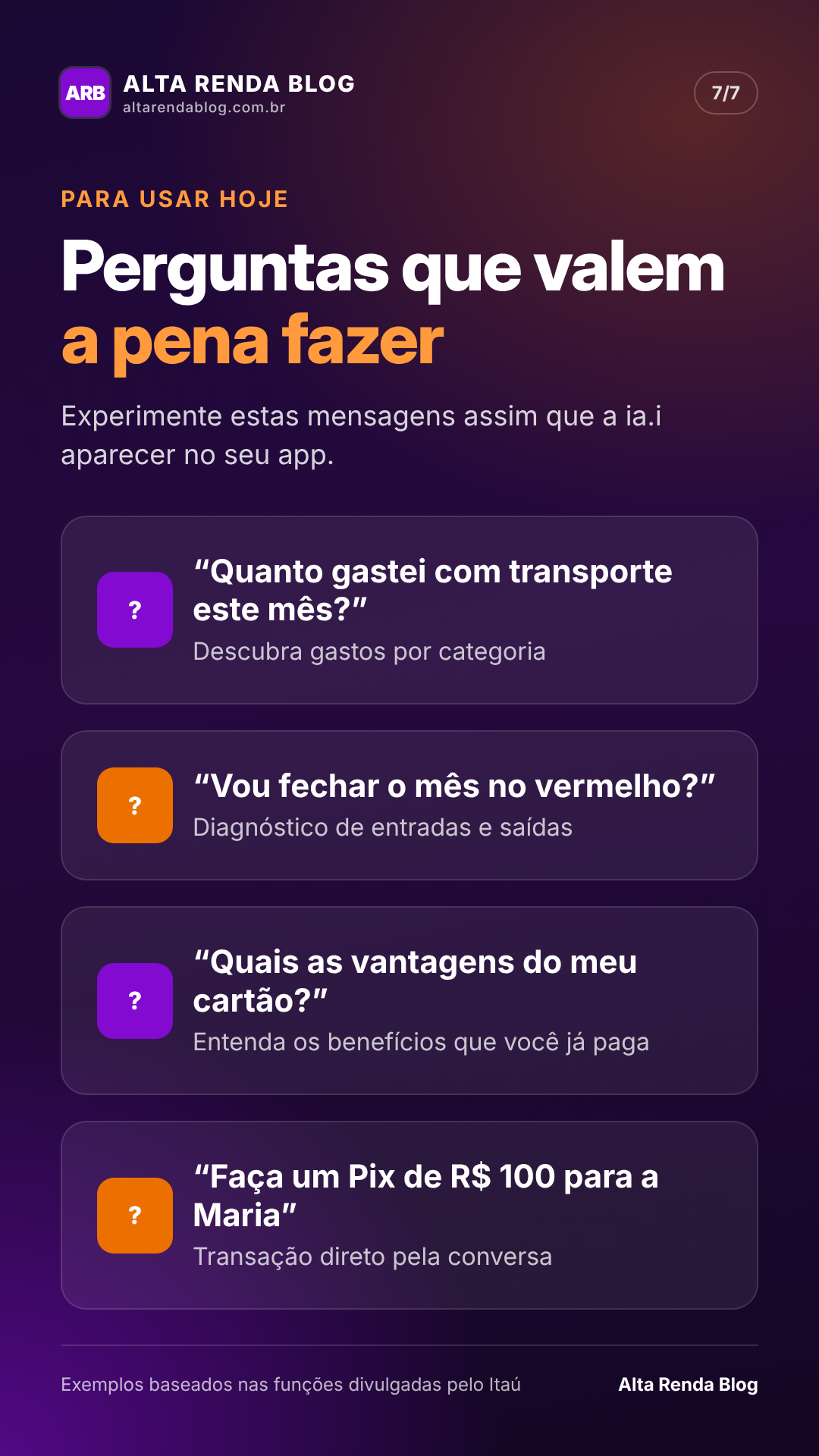 Infográfico: quatro perguntas úteis para fazer à ia.i