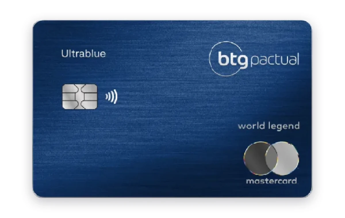 Cartão BTG Ultrablue World Legend Mastercard