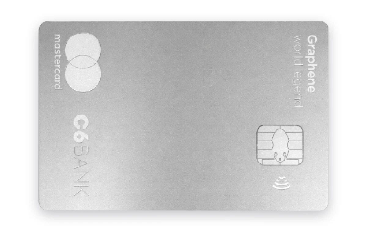 Cartão C6 Graphene World Legend Mastercard